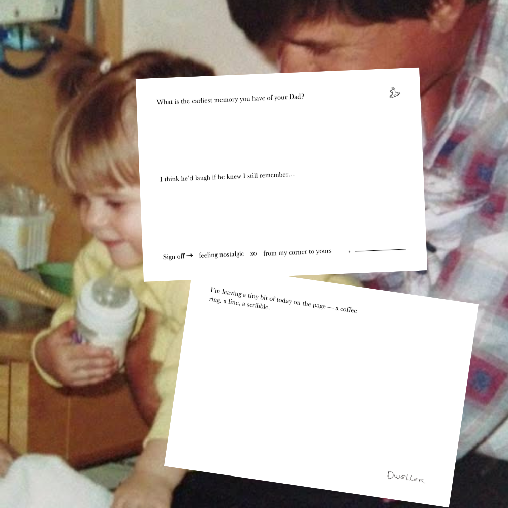Keepsake Prompted Postcards for Mum & Dad (2-Set Bundle)