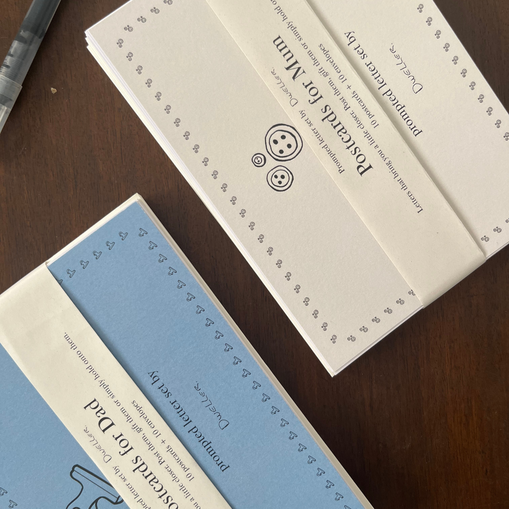 Keepsake Prompted Postcards for Mum & Dad (2-Set Bundle)