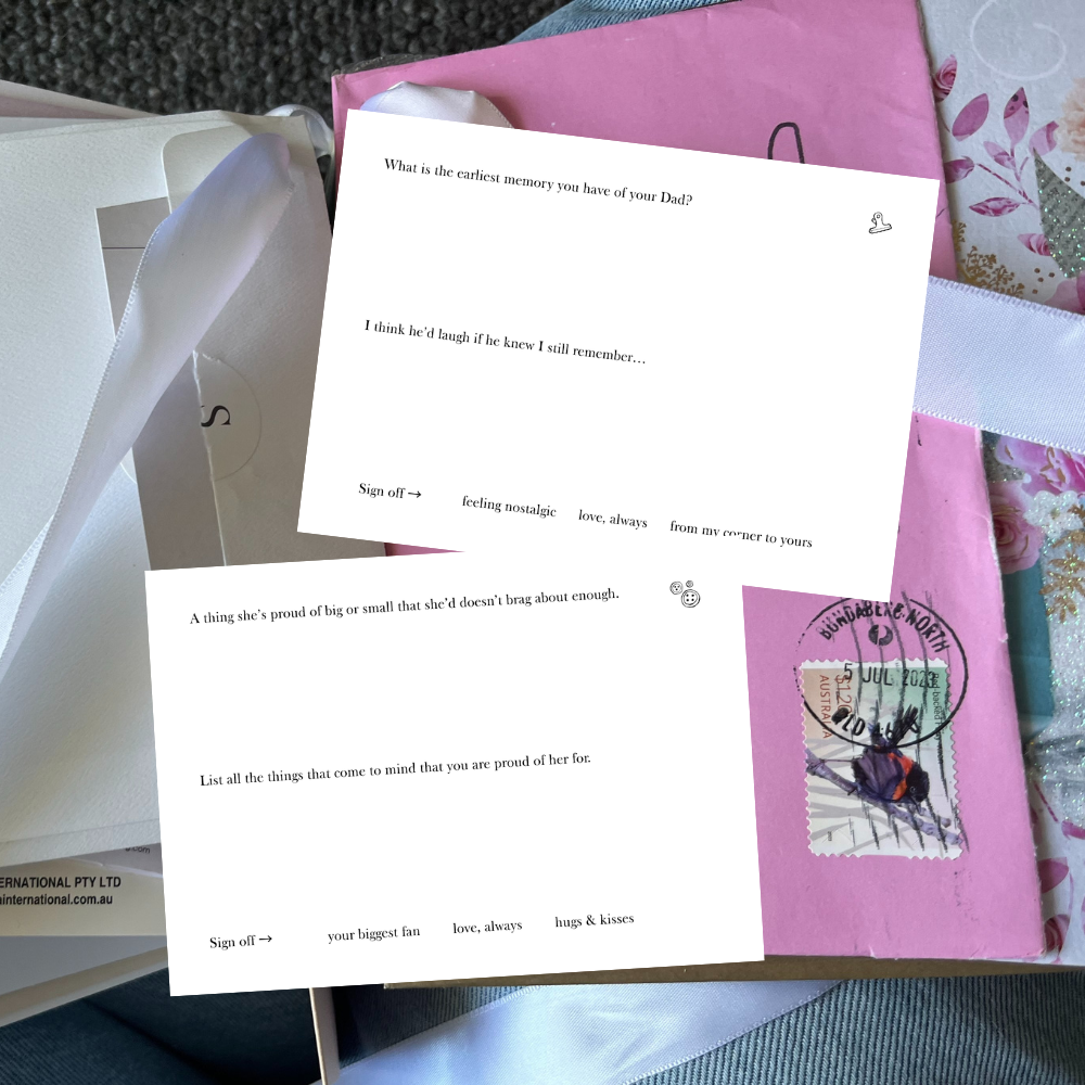 Prompted Postcards For Mum & Dad