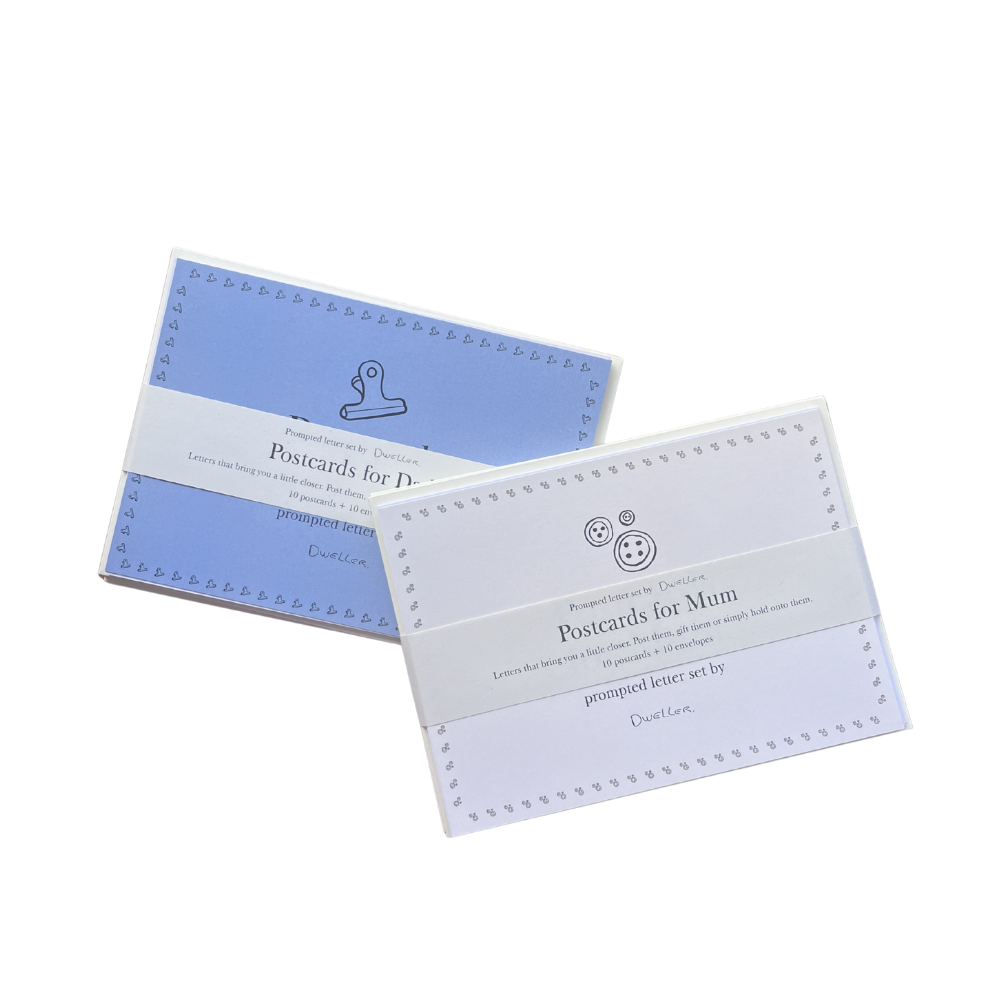 Keepsake Prompted Postcards for Mum & Dad (2-Set Bundle)
