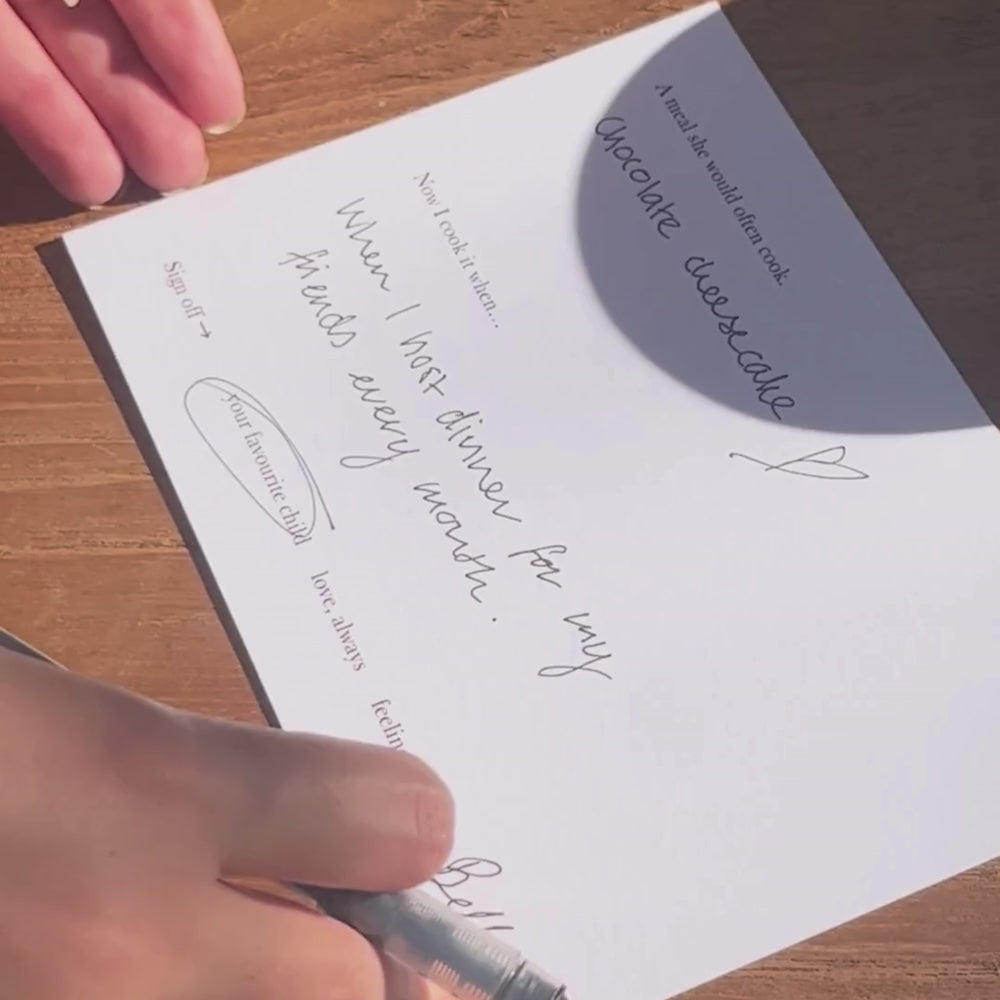 Keepsake Prompted Postcards for Mum & Dad (2-Set Bundle)